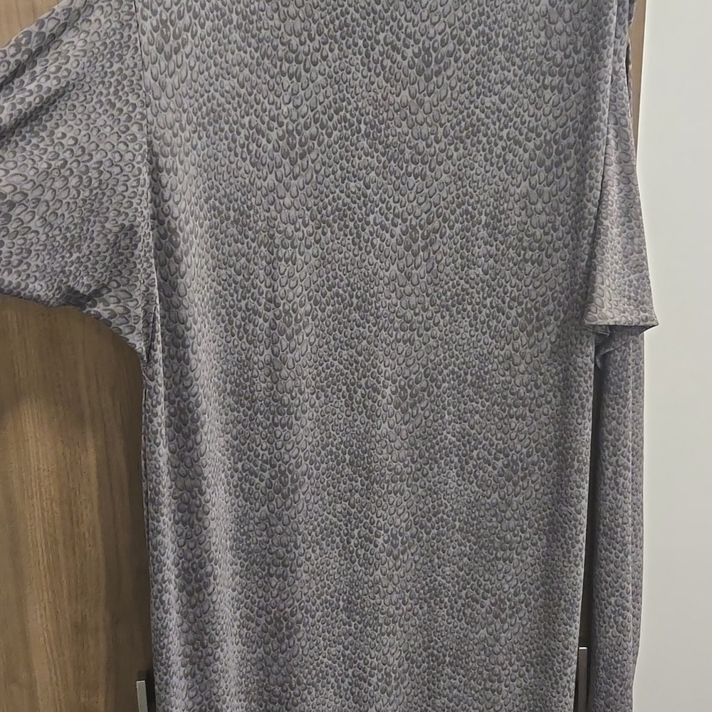 Norma Kamali-Dark Grey Snake Waist Tying Maxi Dress Size XL - Picture 9 of 17
